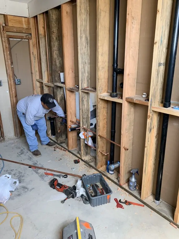 Commercial rough-in plumbing for Gas Line Repair in Lobachsville